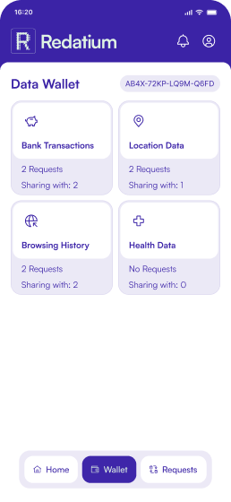 Redatium App Interface