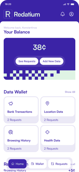 Redatium App Interface